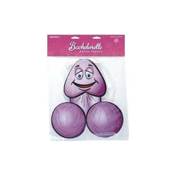 Bachelorette Party Favors Pecker Banner