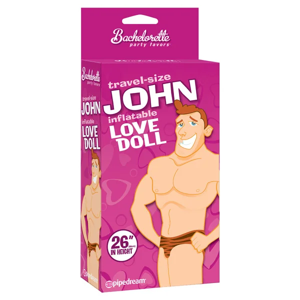 Bachelorette Party Favours Travel-Size John Inflatable Love Doll