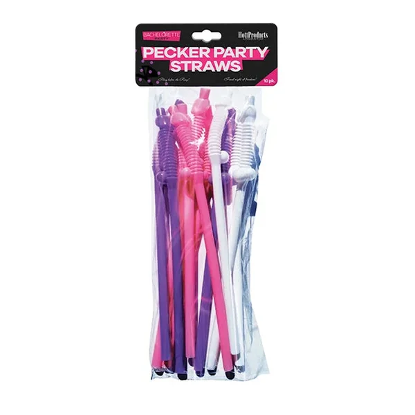Bachelorette Party Flexy Super Straw – Pack of 10