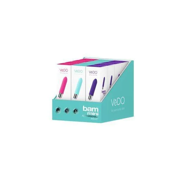 Bam Mini Bullet - Assorted 12 Pc Display