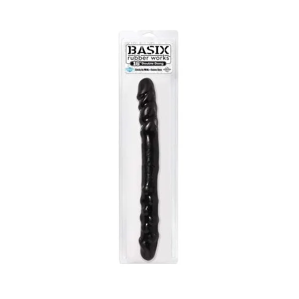 Basix 16 Inch Double Dong - Black