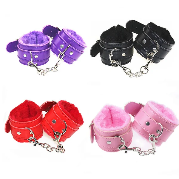 BDSM Adjustable Handcuffs Ankle Bracelets