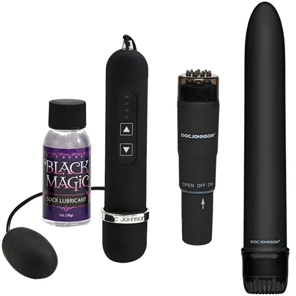 Black Magic Pleasure Bullet Vibrators Kit