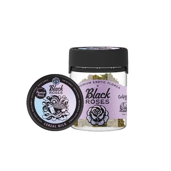 Black Roses 3.5g Premium Exotic Flower THC-A Cereal Milk