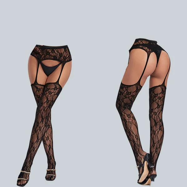 Black Stockings Bodysuit - Perfect Everyday Wear for Women