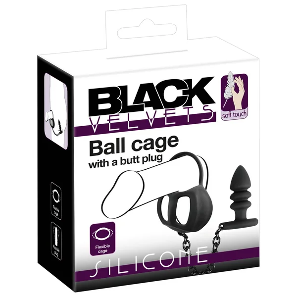Black Velvets – Ballcage with Plug