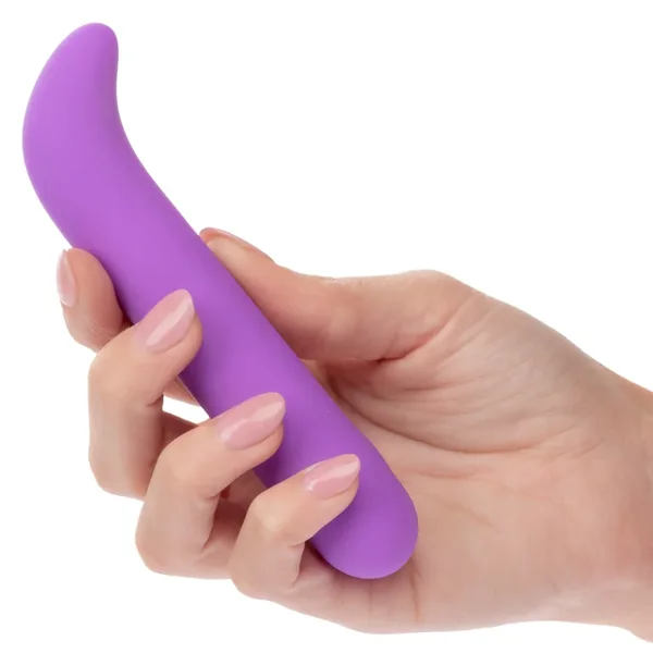 Bliss Liquid Silicone Mini G Vibe Waterproof Rechargeable G Spot Vibrator Purple