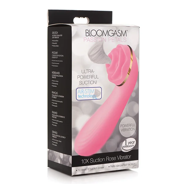 BLOOMGASM PASSION PETALS SUCTION ROSE VIBRATOR PINK