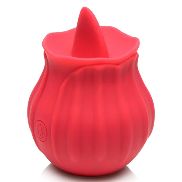 Bloomgasm Wild Violet 10x Silicone Clit Licking Stimulator – Red