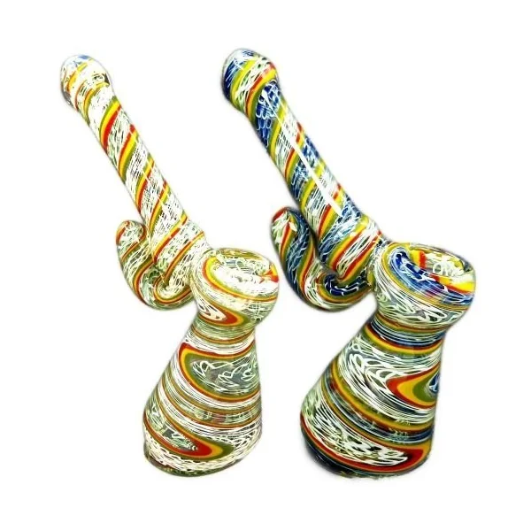 Blue Bowl Zig Zag Bubbler