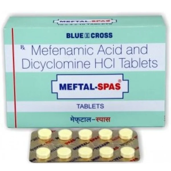 BLUE CROSS MEFTAL-SPAS TABLET (10 Tablets)