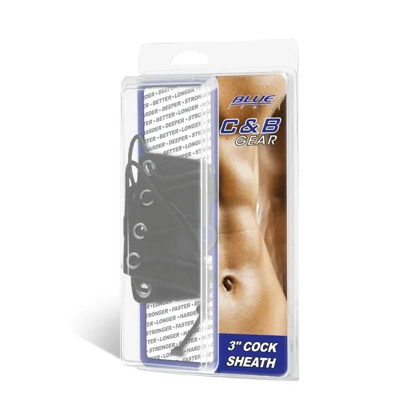 Blue Line 3″ Cock Sheath