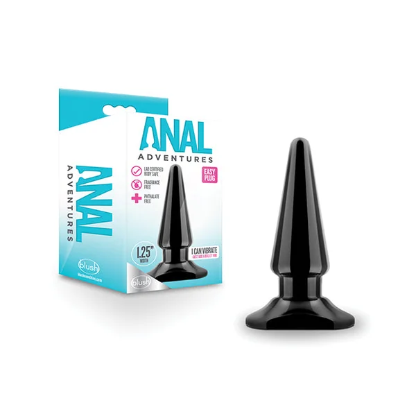 Blush Anal Adventures Easy Plug - Black