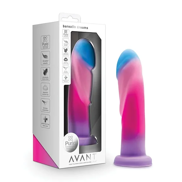 Blush Avant Borealis Dreams Silicone Dildo – Cotton Candy