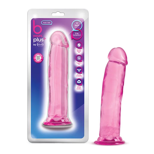 Blush B Yours Plus 9.5" Thrill N Drill