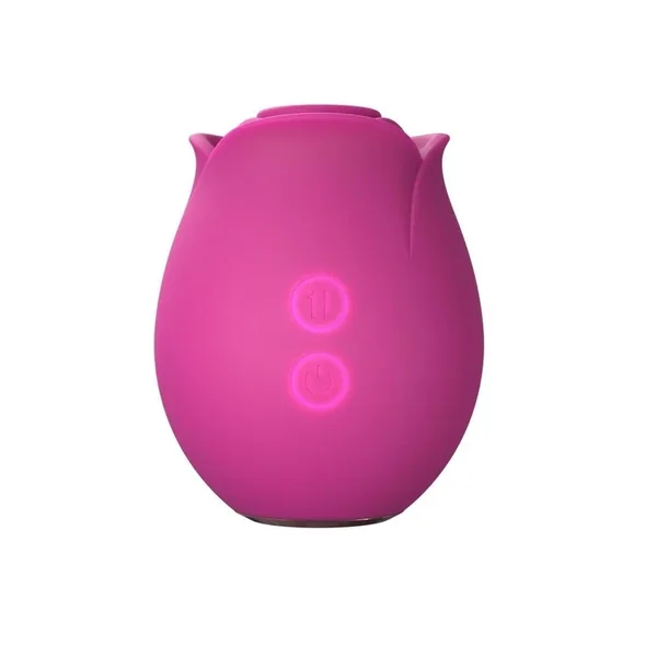 Blush Collection The Original Blush Rose Rechargeable Silicone Air Pulse Clitoral Vibrator – Fuchsia