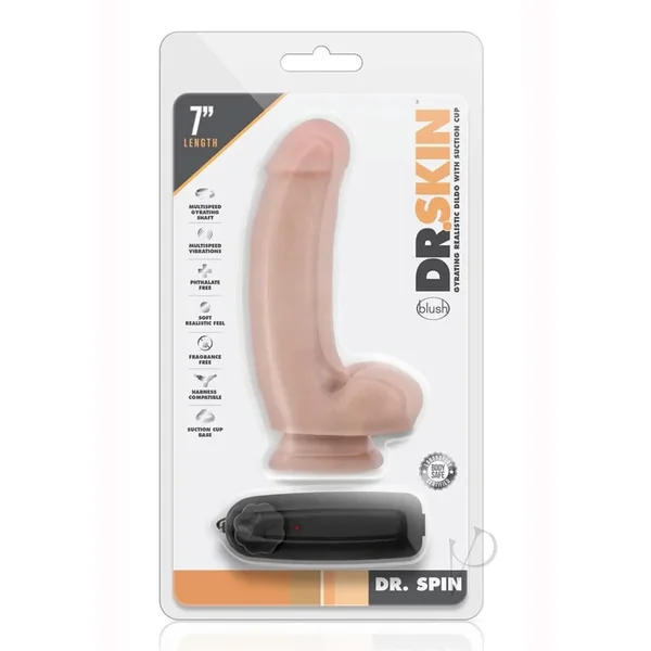 Blush Dr. Spin 7″ Gyrating Dildo