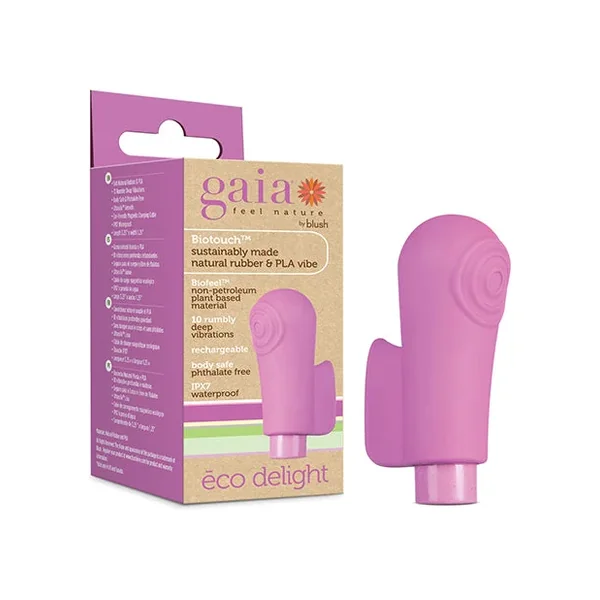 Blush Gaia Eco Delight Bullet & Finger Vibe Purple
