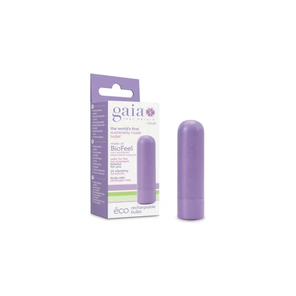 Blush Gaia Eco Rechargeable Bullet Vibrator, Lilac
