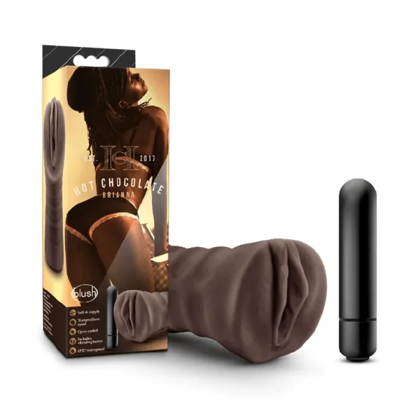 Blush Hot Chocolate Brianna Vibrating Stroker