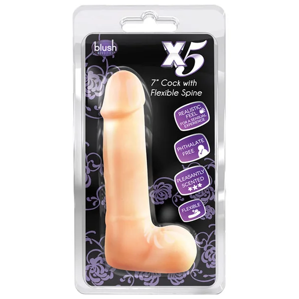 Blush X5 Plus 7" Cock W-flexible Spine