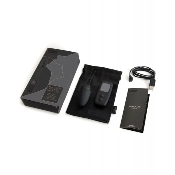 Bnaughty Premium Unleashed Remote Control Bullet – Noir