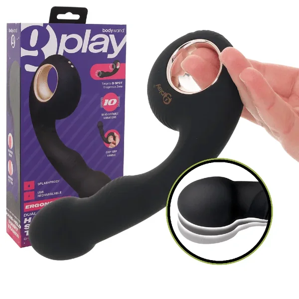 Bodywand G Play G-spot Vibrator Ergonomic Trainer Vibrating Dildo With Handle