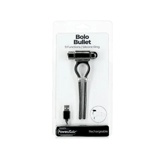 BOLO Adjustable Penis Ring with 2.5″ Mini Power Bullet