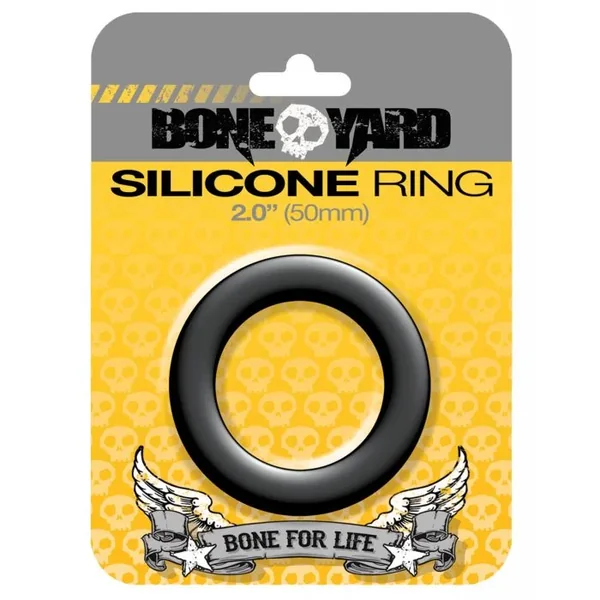 Boneyard 2.0″ Silicone Ring – Black