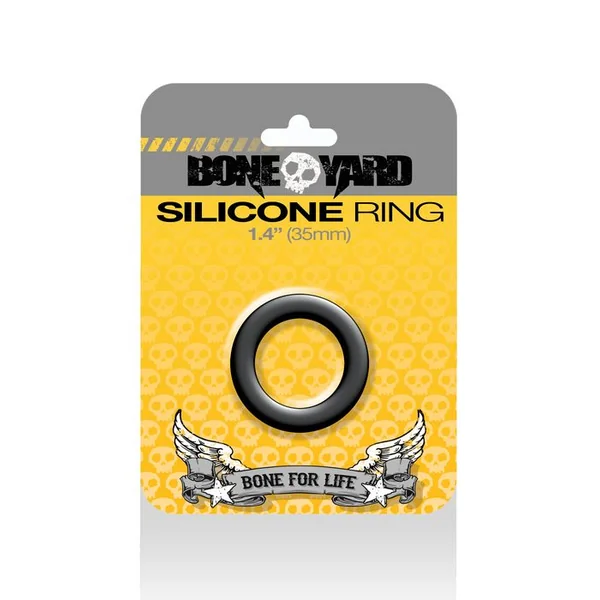 BONEYARD SILICONE RING 35MM BLACK