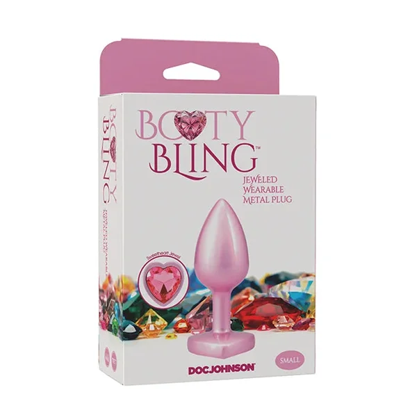 Booty Bling Jeweled Metal Plug – Small Pink