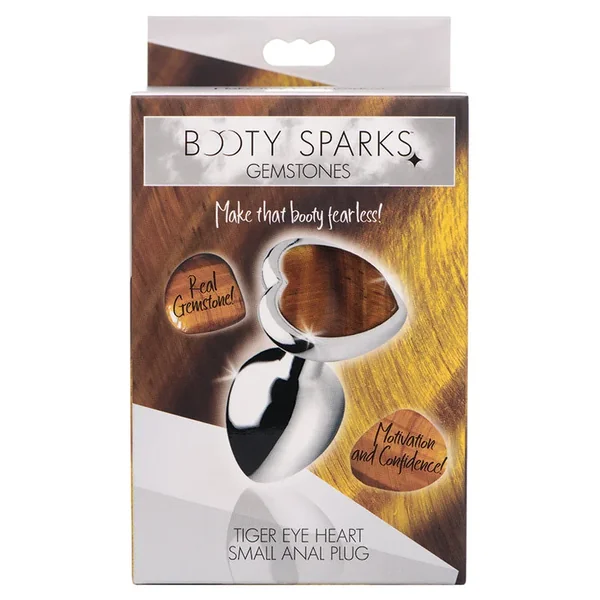 Booty Sparks Gemstones Tiger Eye Heart Small