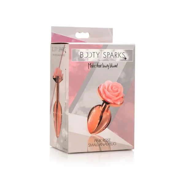 Booty Sparks Pink Rose Gold Anal Plug - Small