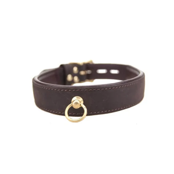 BOUND Nubuck Leather Choker with ‘O’ Ring