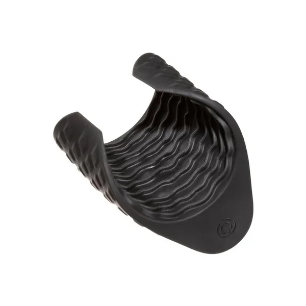 Boundless Grip Rechargeable Silicone Stroker – Black