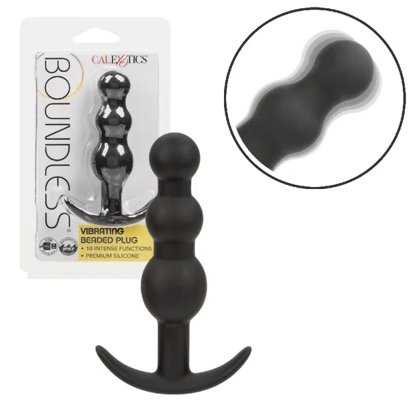 Boundless Vibrating Beaded Plug Rechargeable Anal Plug