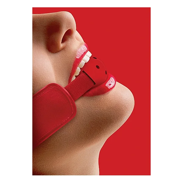 BRACE BALL GAG RED