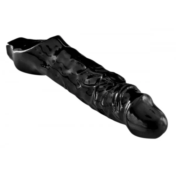 (BULK) MASTER SERIES BLACK MAMBA COCK SHEATH