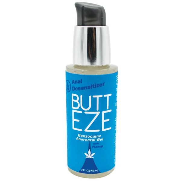 BUTT EZE ANAL DESENSITIZER W/ HEMP SEED OIL 2 OZ BOTTLE