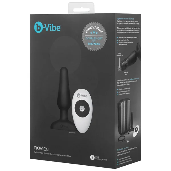 b-Vibe Novice Plug - Black