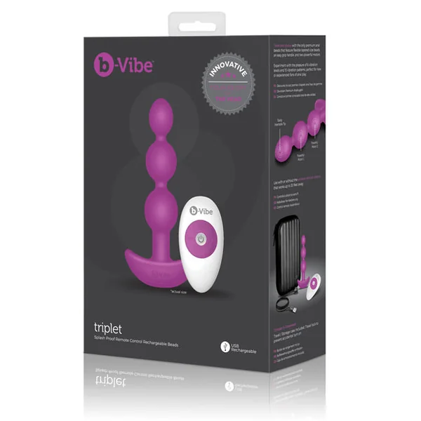 B-vibe Remote Triplet Anal Beads