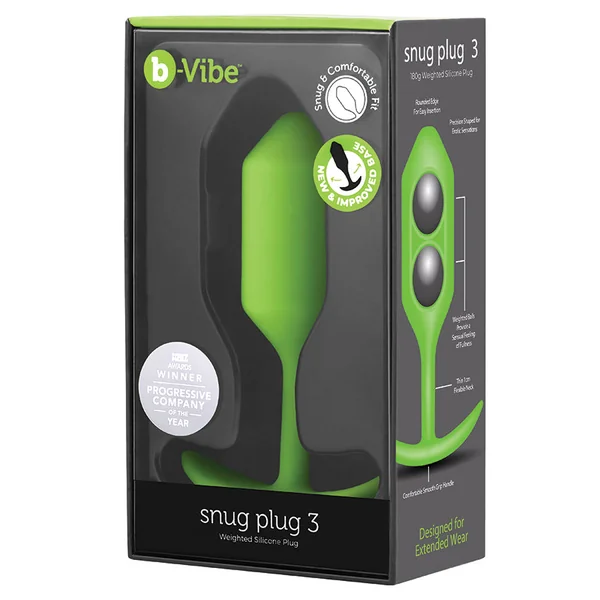 b-Vibe Snug Plug 3 - Lime