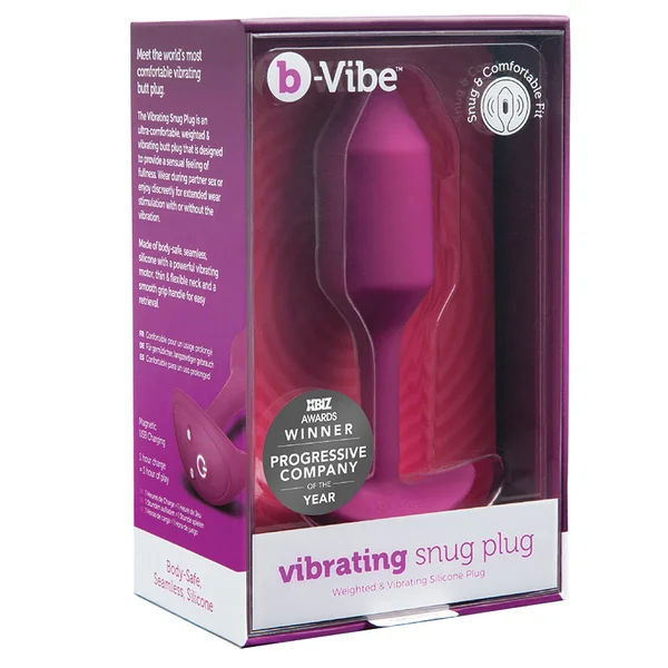 b-Vibe Vibrating Snug Plug 2 - Rose