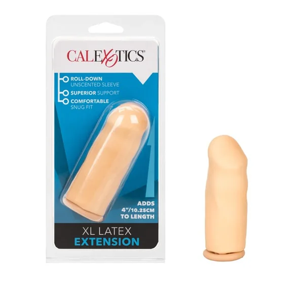 CalExotics 4 Inch XL Latex Extension - Ivory