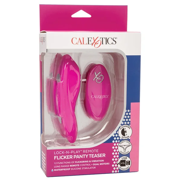 CalExotics Lock-N-Play Remote Flicker Panty Teaser