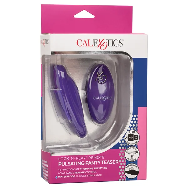 CalExotics Lock-N-Play Remote Pulsating Panty Teaser