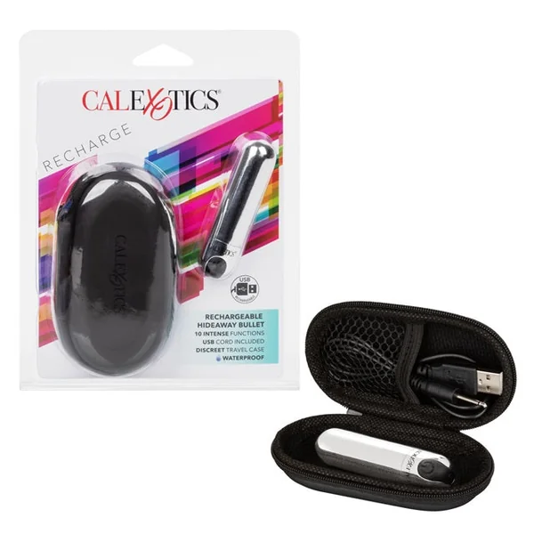 CalExotics Rechargeable Hideaway Bullet - Silver
