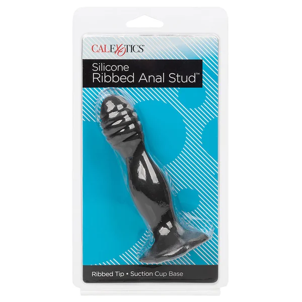CalExotics Silicone Ribbed Anal Stud