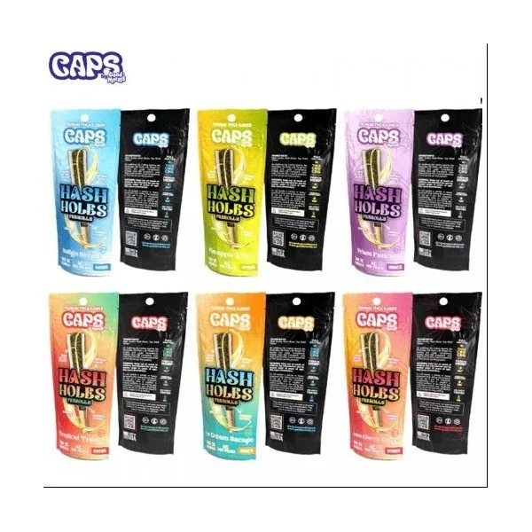 Caps THC-A Hash Hole 2g Pre-Rolls 2ct Blue Razz