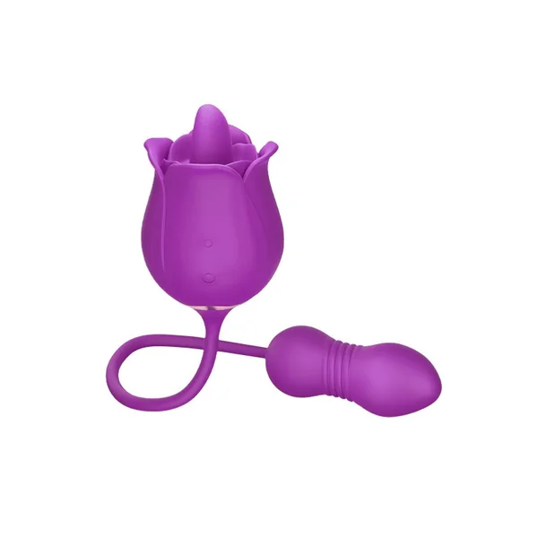 CARMEN | Sohimi 3 in 1 Tongue Licking Rose Toy Vibrator